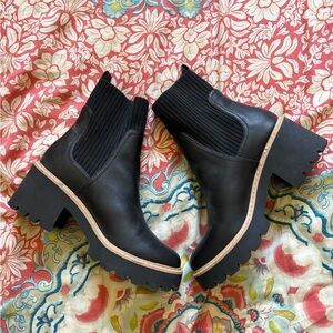 Dolce Vita Chunky Black Booties